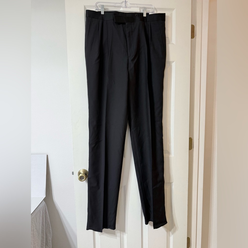 NWT Brooks Brothers Mens 1818 Madison Dress Pants Black Slacks 38x38